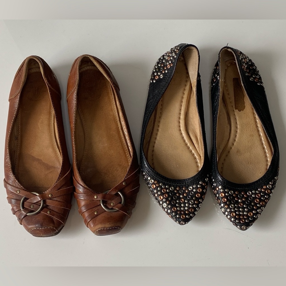 Bundle of Frye flats. Size 6.5.